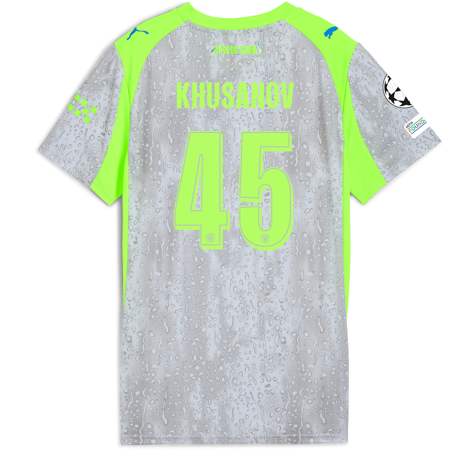 Womens' Manchester City Third Jersey 2025/26 With KHUSANOV