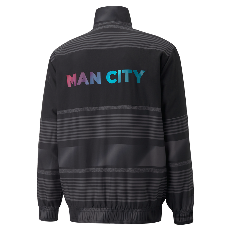 MCFC MW MENS PREMATCH JACKET - black