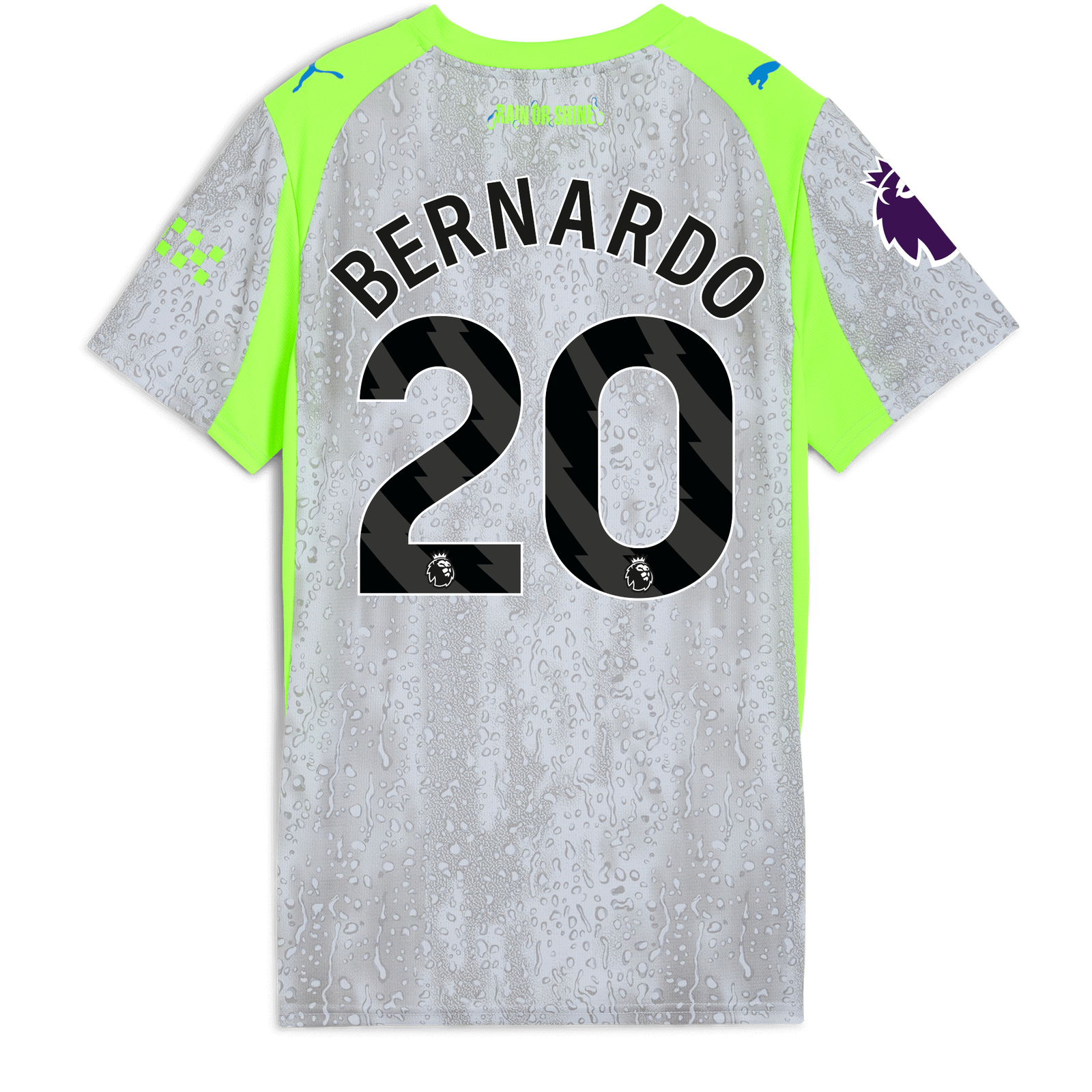 Womens' Manchester City Third Jersey 2025/26 With BERNARDO