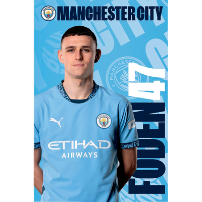 Manchester City Foden 24/24 Poster