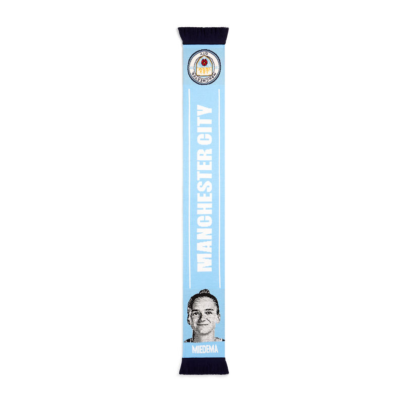 MCFC FW MIEDEMA FACE SCARF - BLUE