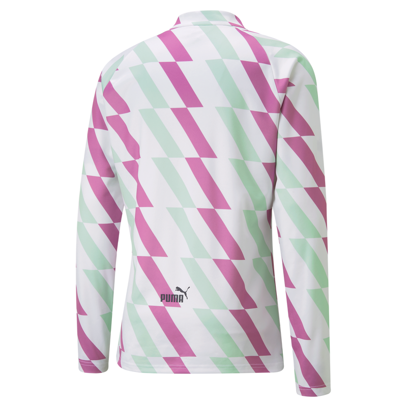 MCFC MW MENS PRE MATCH SWEAT DROP 2 - white / green