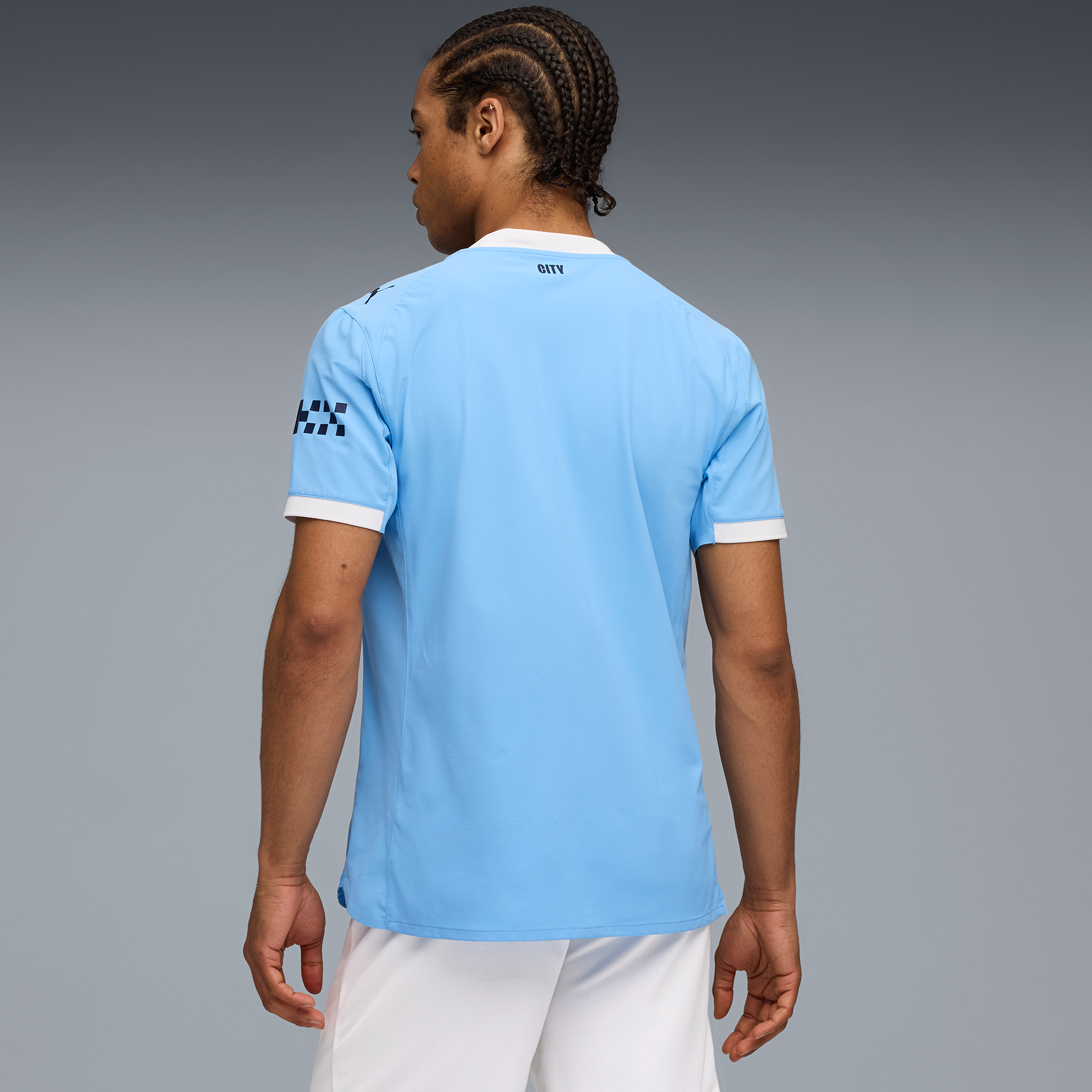 マンチェスター・シティ ポリエステル ジャージー　Ｌ　未使用品 マンチェスターシティ正規ホームジャージ2025⁄26 ギフトボックス入り