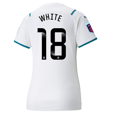 Womens Manchester City Away Shirt 21/22 with Ellen White printing
