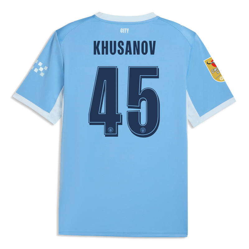マンチェスター・シティ ホームユニフォーム 2026/27 KHUSANOV 45