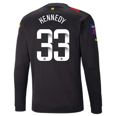 Manchester City Away Jersey 2022/23 long sleeve with KENNEDY 33 printing