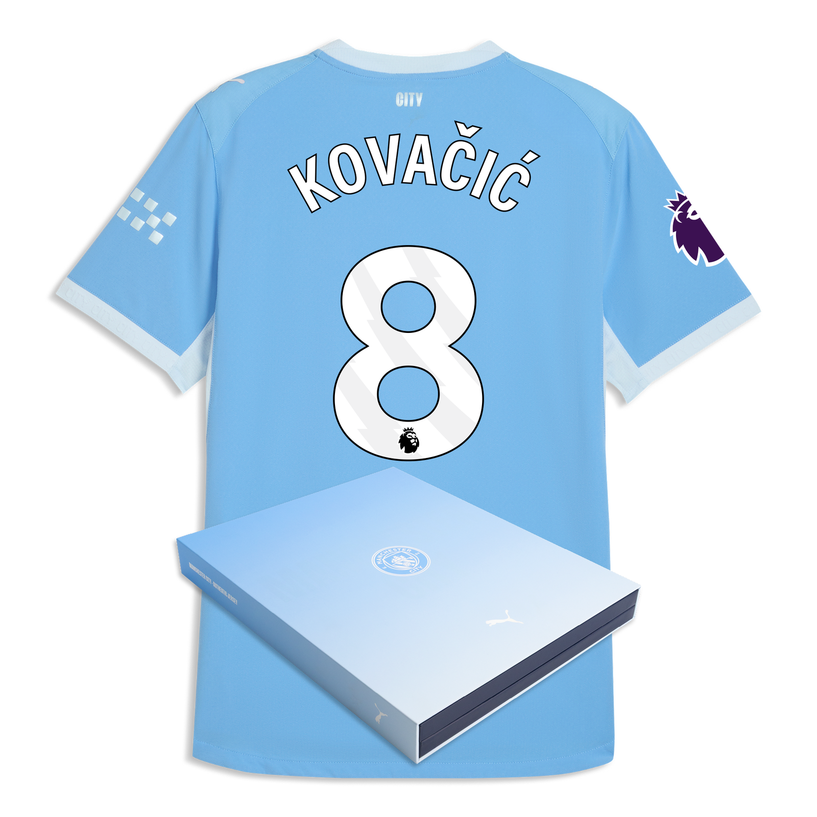 Manchester City Home Authentic Jersey 2026/27 With KOVAČIĆ 8