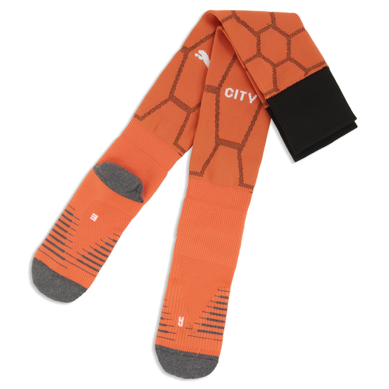 Kids' Man City Goalkeeper Socks 2026/27 hot heat-puma black - Check out all Manchester City kneehigh online - Official Manchester City FC store