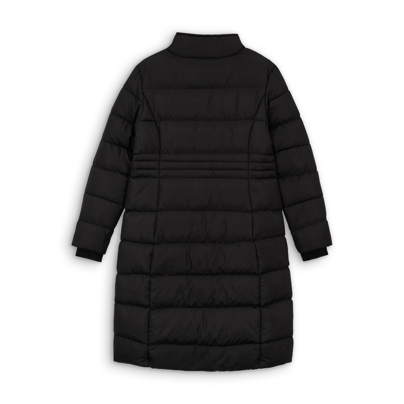 MCFC WOMENS LONGLINE PADDED JACKET - black
