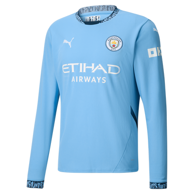 Manchester City Home Jersey 2024/25 Long Sleeve
