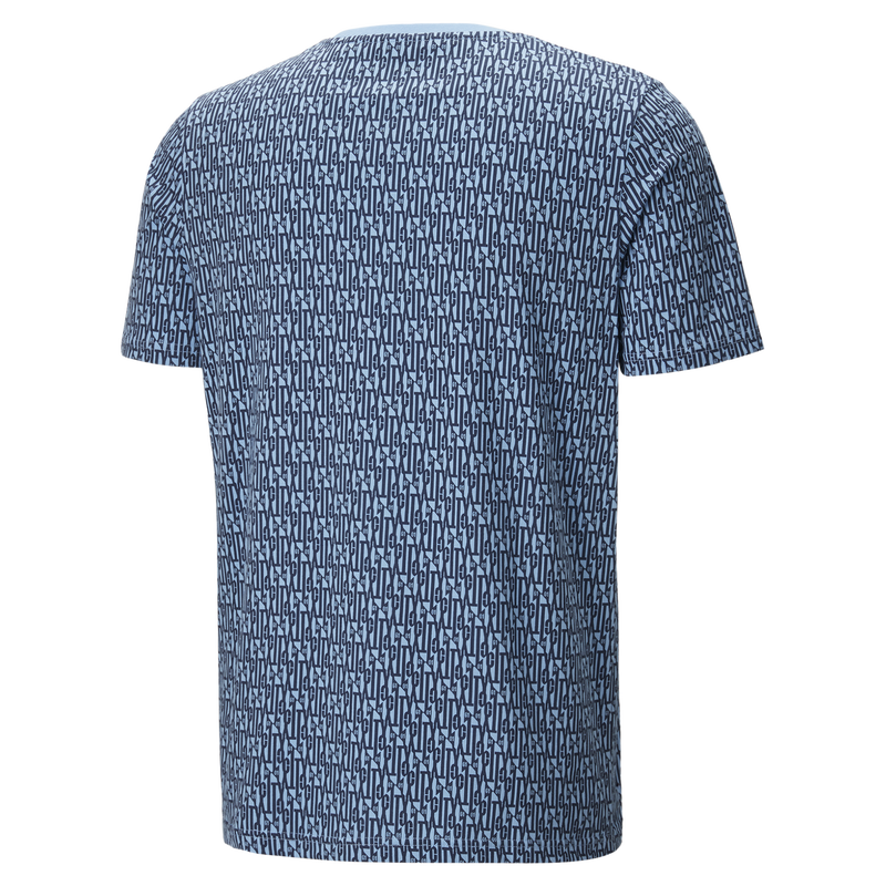 MCFC LW MENS FTBLCULTURE TEE AOP - navy