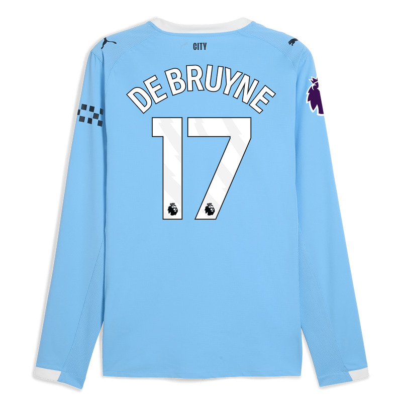 MENS AUTHENTIC Home SHIRT LS-DE BRUYNE-17-EPL-PL - 