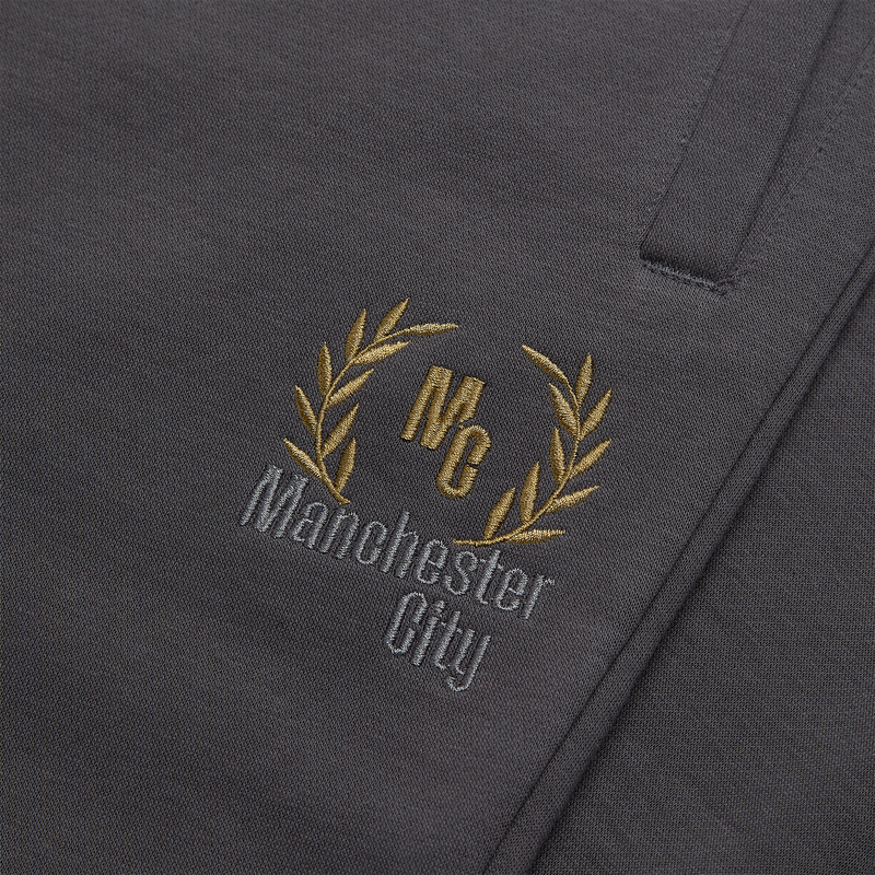 MCFC MENS BLACK&GOLD JOGGER - black