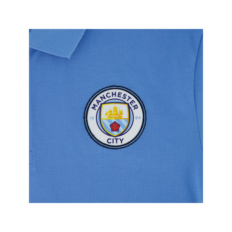 MCFC FW MENS CORE CREST POLO - light blue