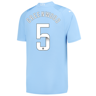 Manchester City Home Jersey 2023/24 with GREENWOOD 5 printing