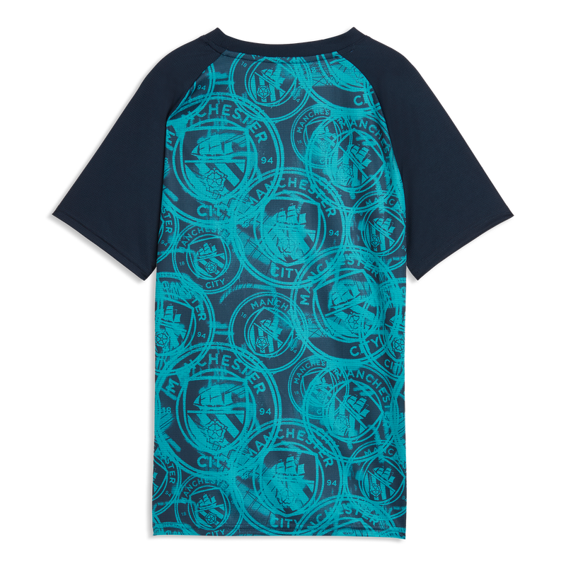 MCFC MW WMNS PREMATCH WARM UP JERSEY - Deep Navy-Tropical Blue