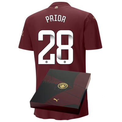 Manchester City Authentic Third Jersey 2024/25 with PRIOR 28 printing in Gift Box
