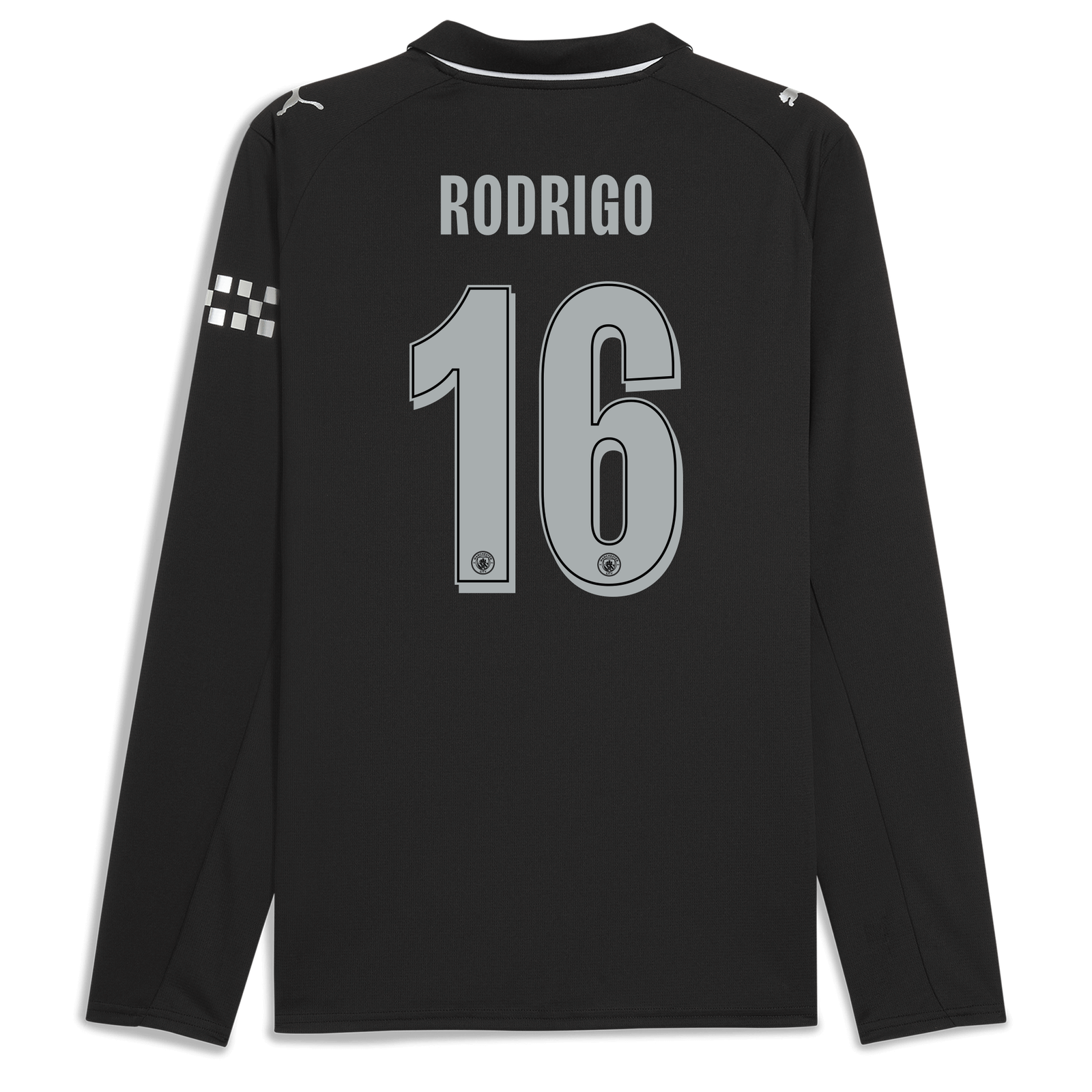 マンチェスター・シティ 2025/26 アウェイ 長袖 RODRIGO 16プリント