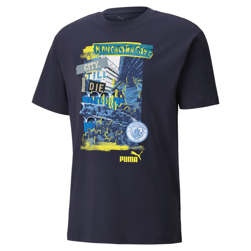 Man City  FtblNrgy+ Tee navy - Check out all Manchester City t-shirts online - Official Manchester City FC store