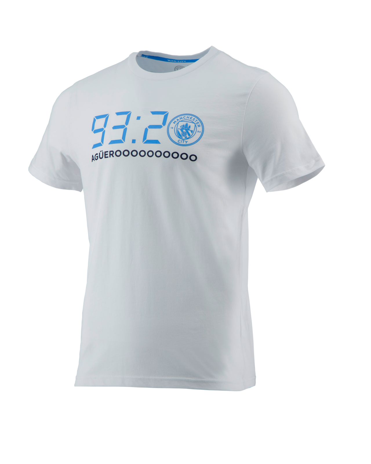 Camiseta Manchester City 93:20 Agüero