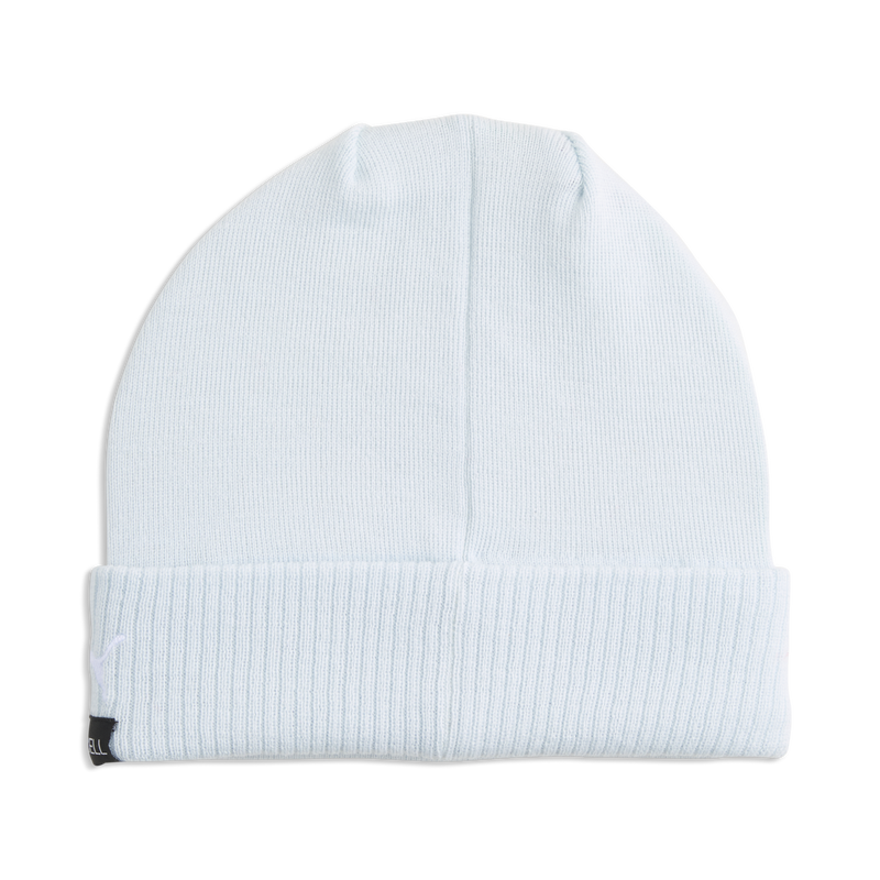 MCFC LW ESS BEANIE - Icy Blue-PUMA White
