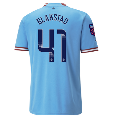 Manchester City Thuisshirt 2022/23 met BLAKSTAD 41 bedrukking