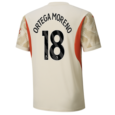 Manchester City Goalkeeper Jersey 2024/25 With ORTEGA MORENO 18 Printing