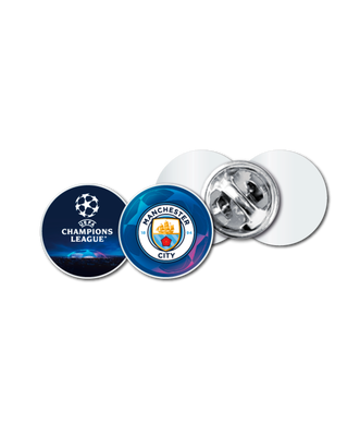 Badge à épingle UCL de Manchester City
