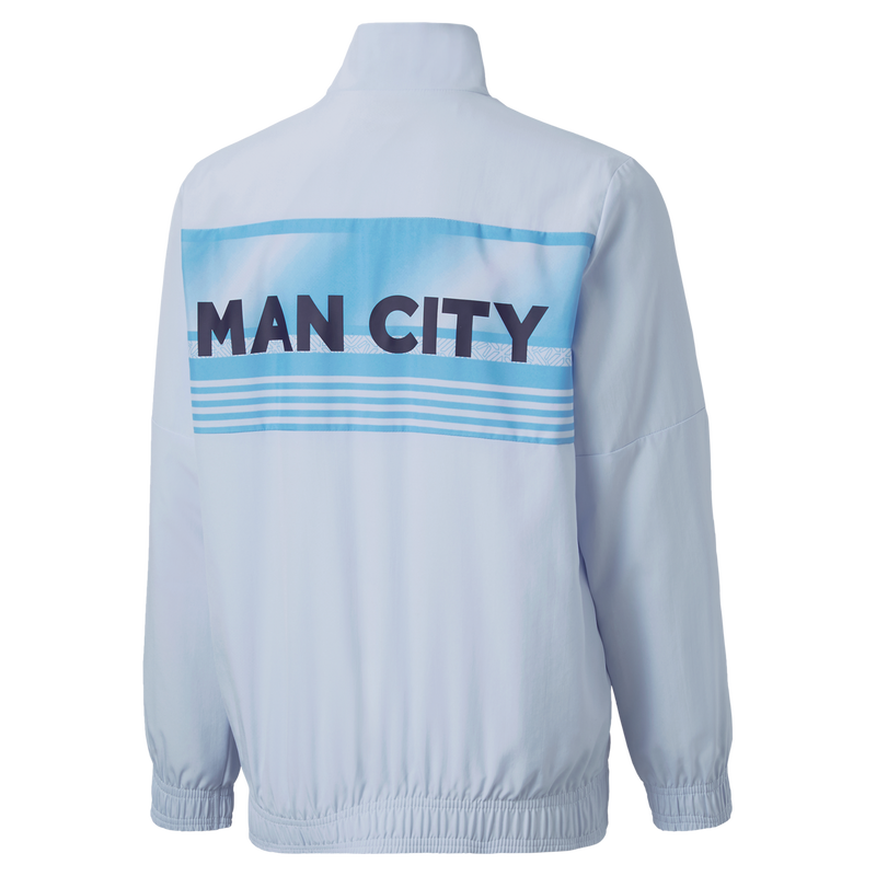 MCFC MW KIDS PREMATCH JACKET - light blue