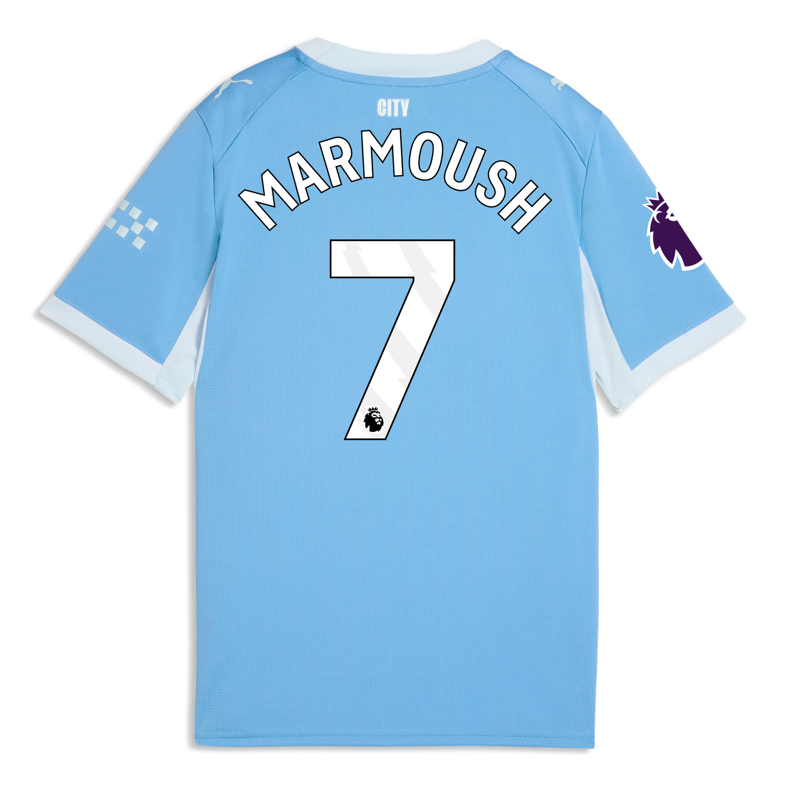 キッズ マンチェスター・シティ ホームユニフォーム 2026/27 MARMOUSH