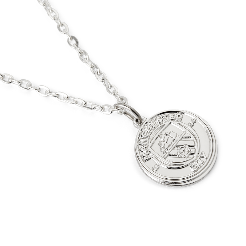 MCFC FW CREST PENDANT & CHAIN - silver