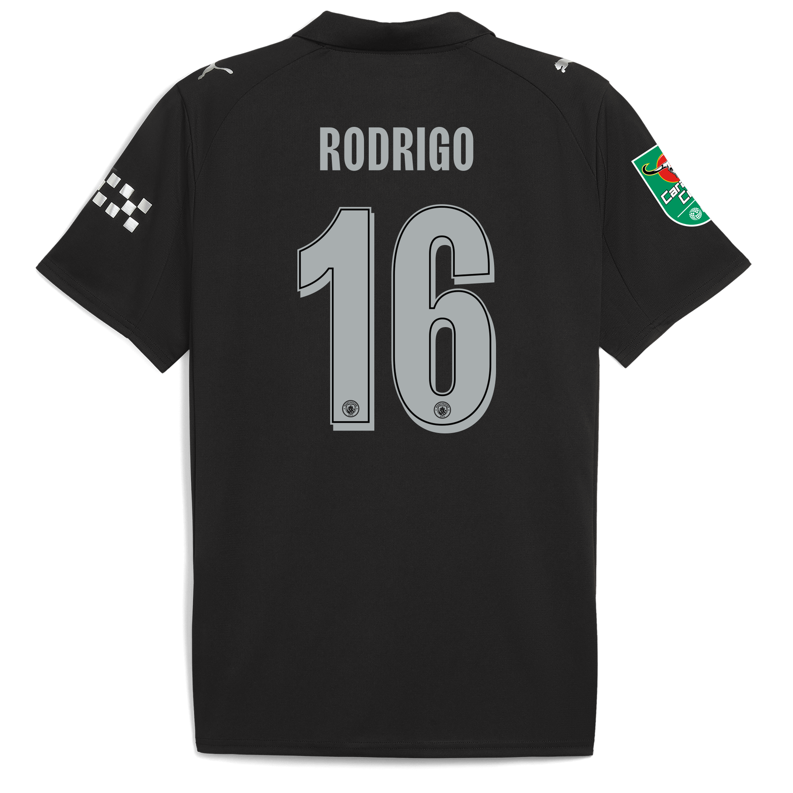 Manchester City Away Jersey 2025/26 With RODRIGO 16 Printing