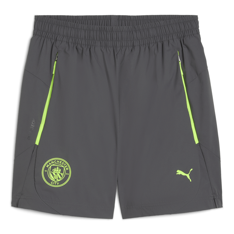 MCFC MENS PUMATECH WVN SHORTS - grey