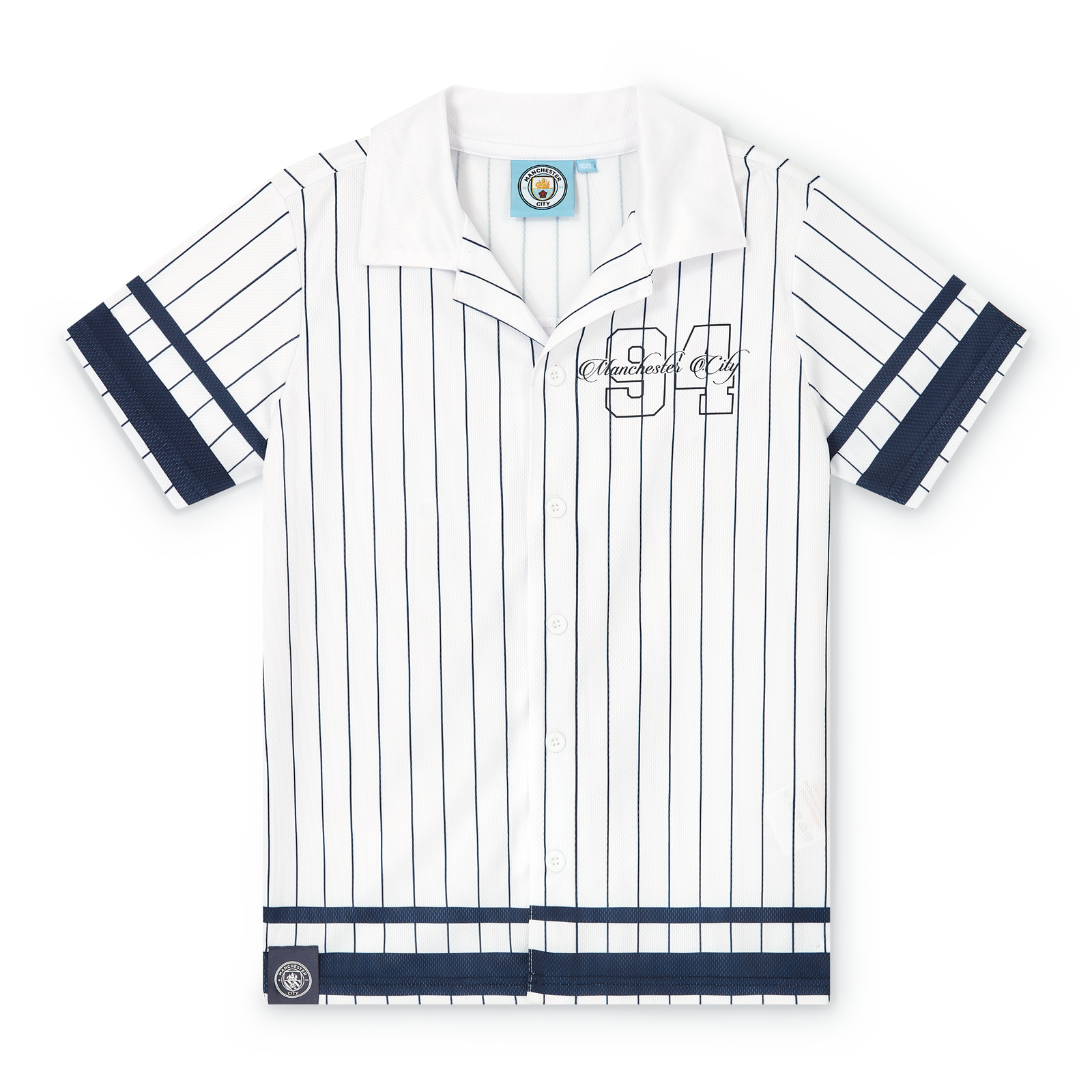 〈レア!〉マンチェスター・シティ ストライプシャツ キッズ Manchester City ピンストライプシャツ | Official Man City Store