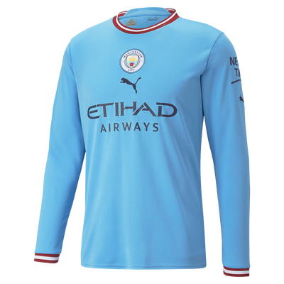 Manchester City Home Jersey 22/23 Long Sleeve
