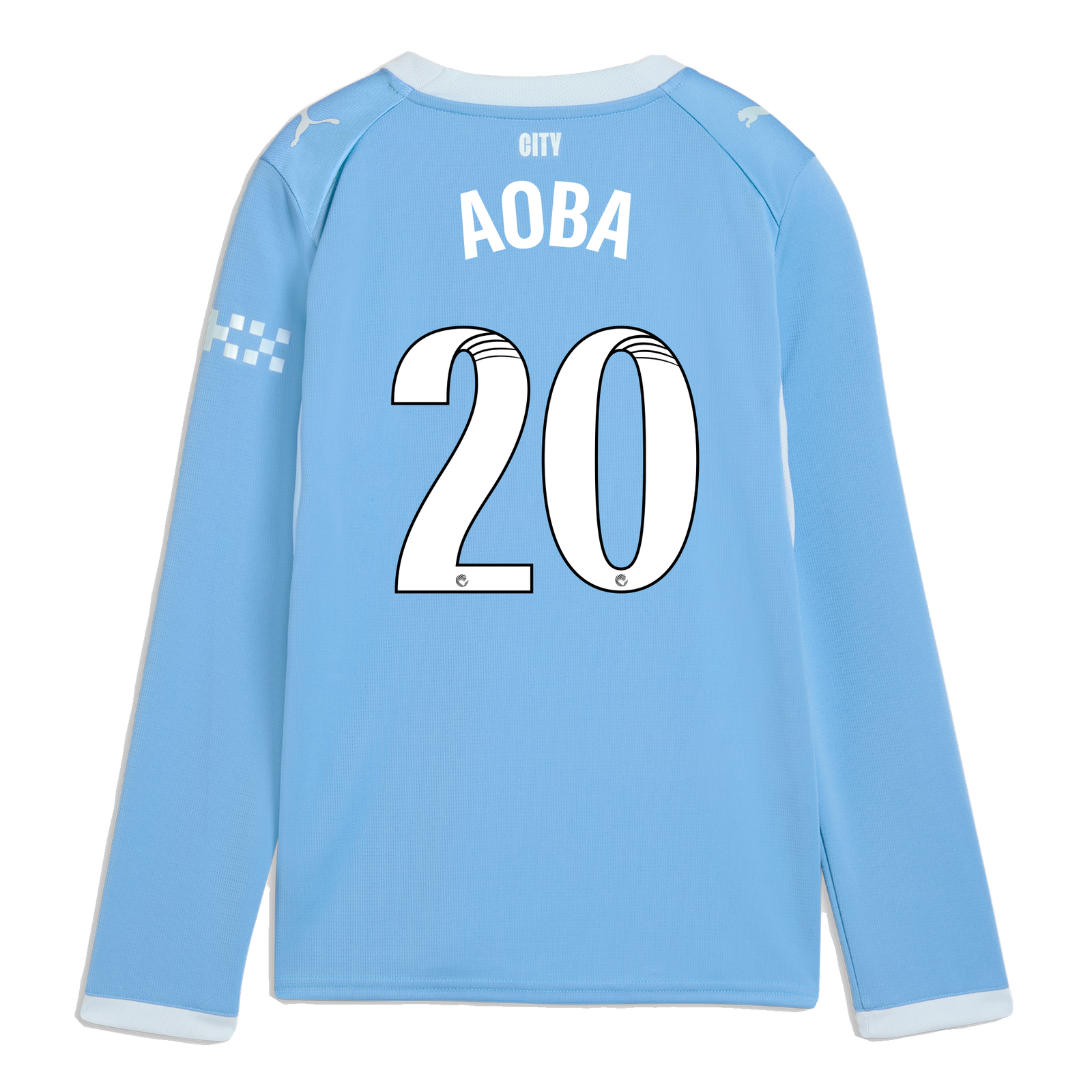 キッズ マンチェスター・シティ ホームユニフォーム 2026/27 長袖 AOBA
