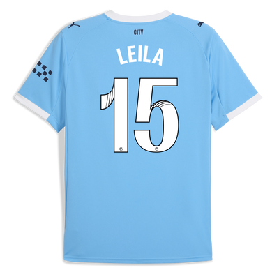 Manchester City Home Jersey 2025/26 With LEILA 15 Printing