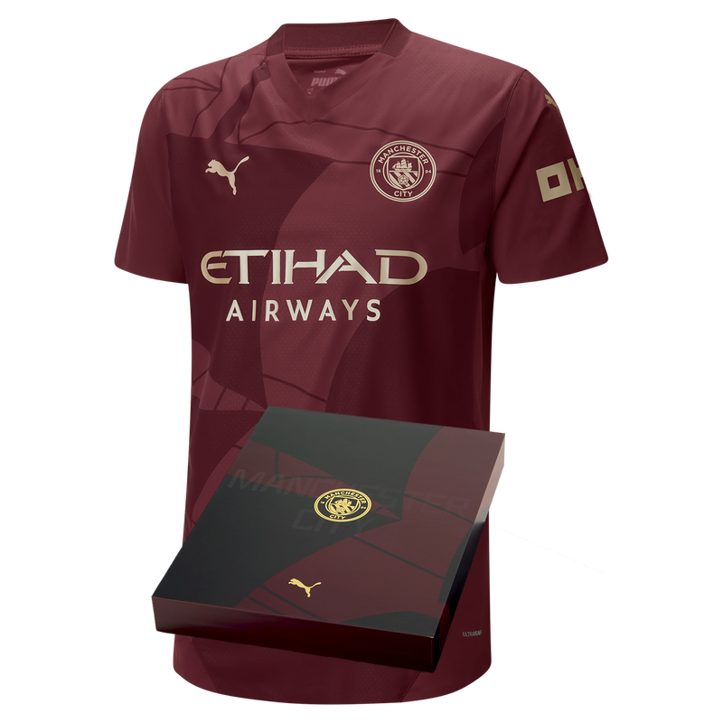 MCFC MW MENS THIRD AUTH JERSEY W/BOX - burgundy