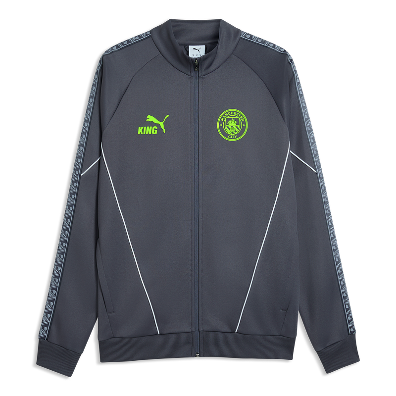 MCFC MW MENS KING ANTHEM JACKET - Galactic Gray-Pro Green