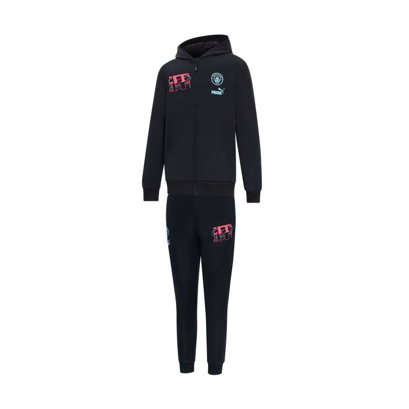 MCFC LW KIDS FTBLCORE POLY SUIT - dark navy