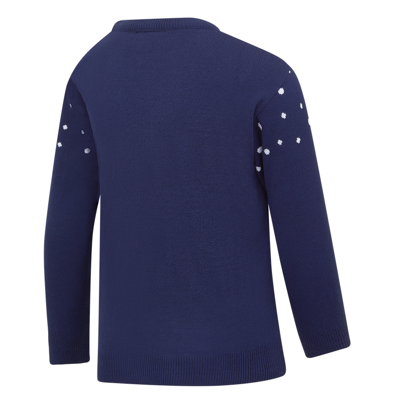 MCFC KIDS FAIRISLE XMAS JUMPER - team light blue