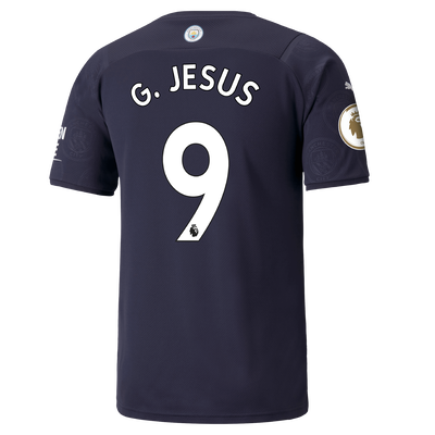 Manchester City 3rd Shirt 21/22 with Gabriel Jesus printing