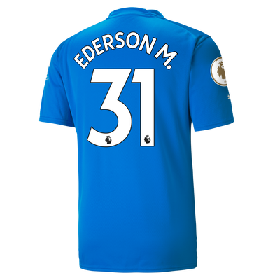 Manchester City Goalkeeper Jersey 22/23 with EDERSON 31 printing