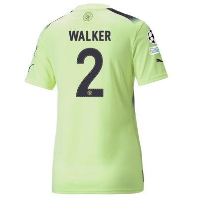 Women's Manchester City Third Jersey 2022/23 with WALKER 2 printing