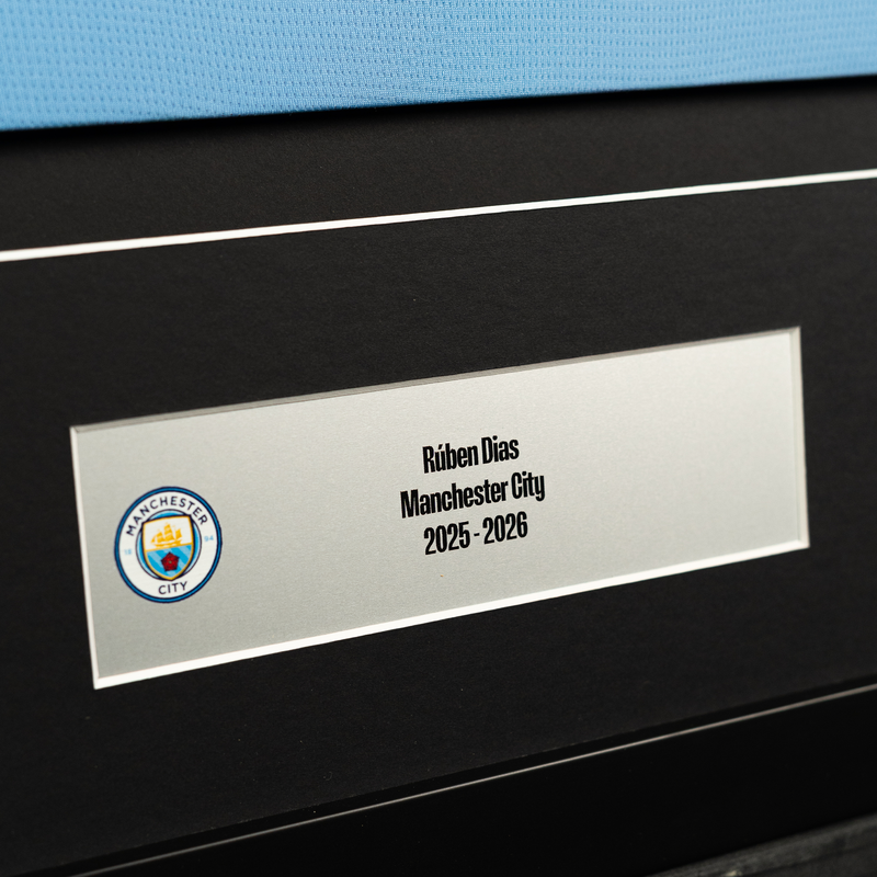MCFC 25/26 FRAMED DIAS HOME - Blue