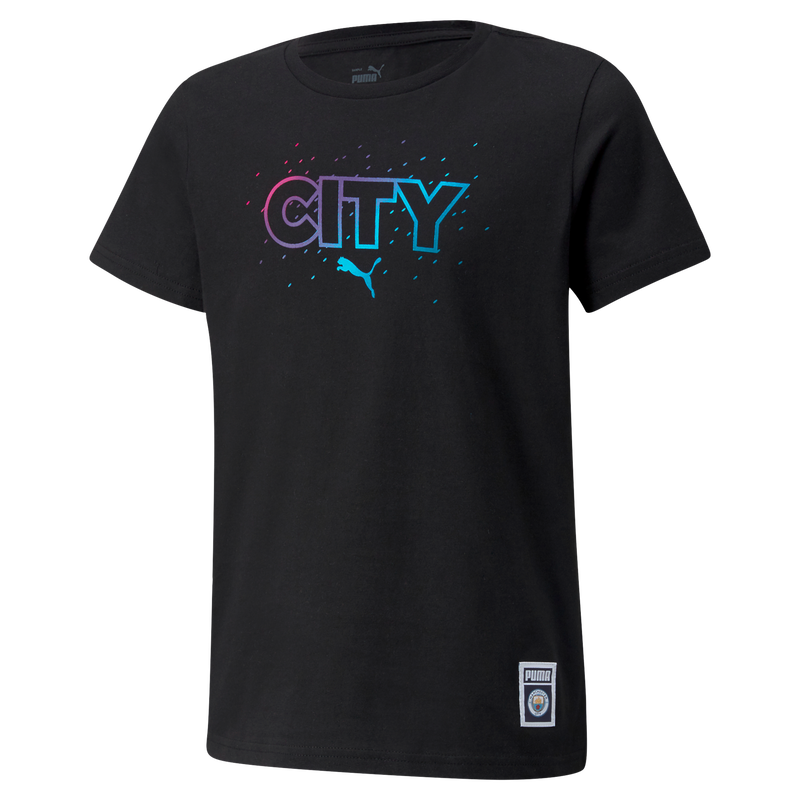 MCFC LW KIDS FTBL CORE TEE SS - black