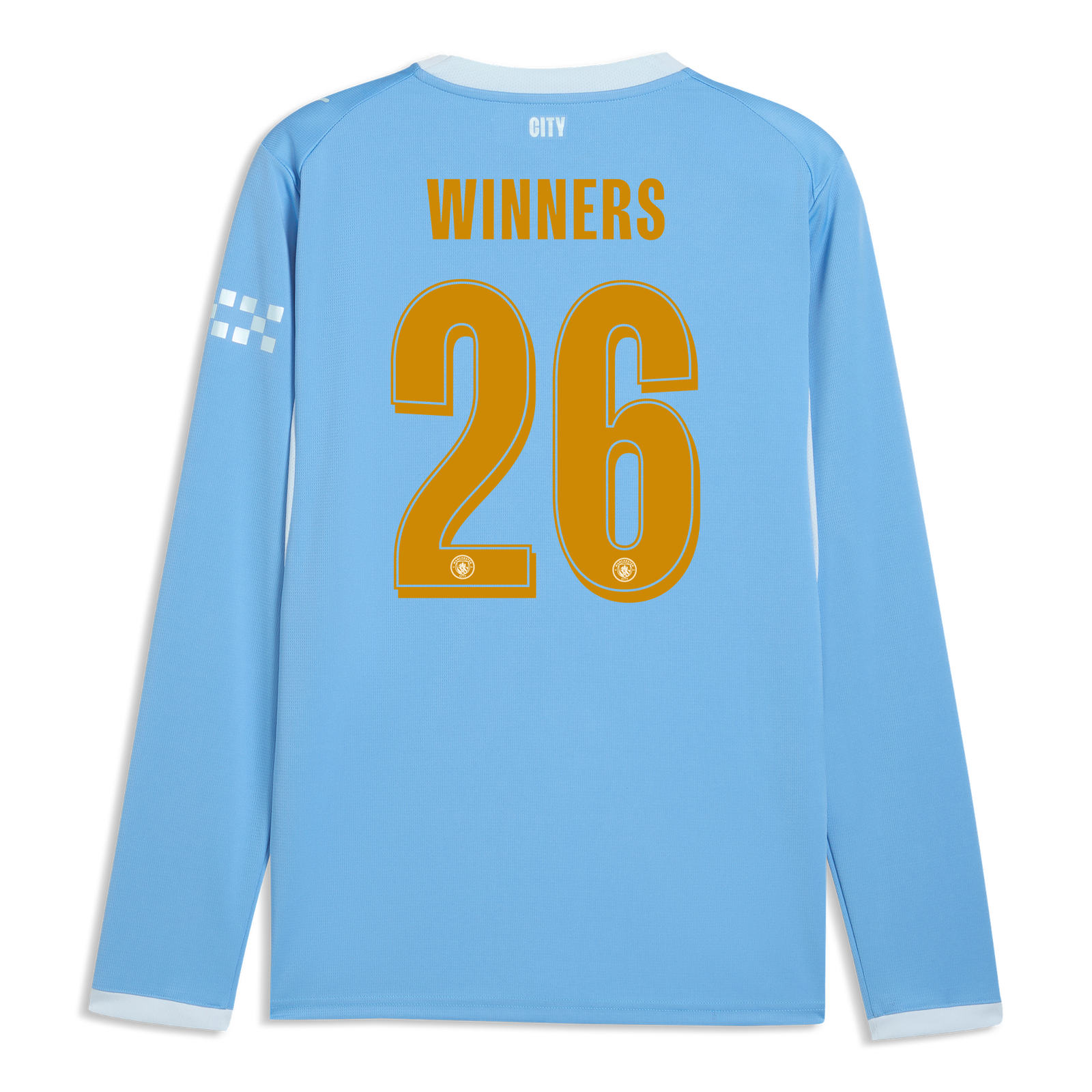 マンチェスター・シティ ホーム ユニフォーム 2026/27 長袖 WINNERS 26