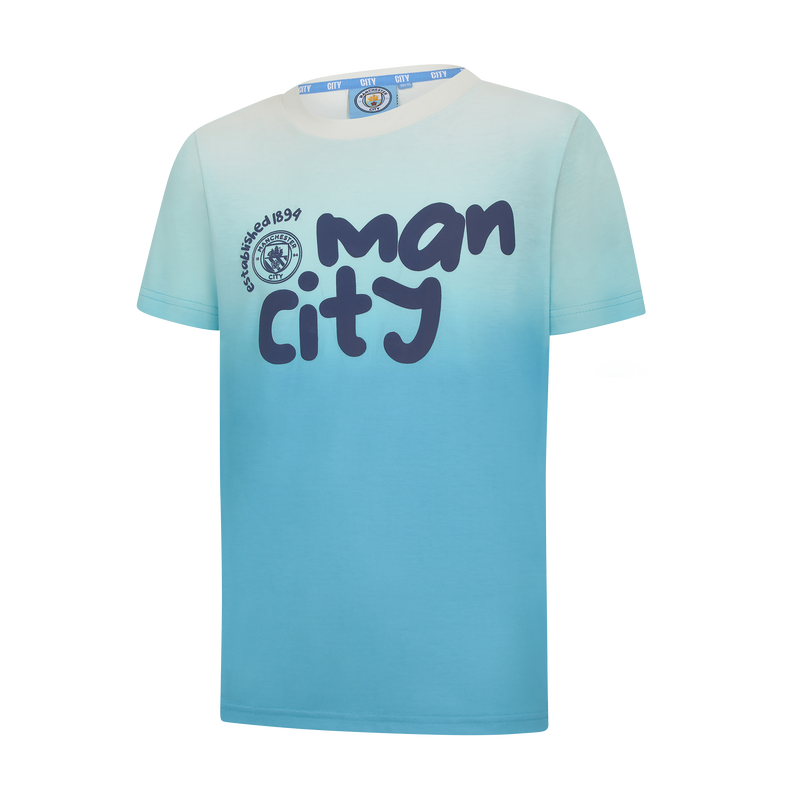 MCFC KIDS OMBRE PUFF TSHIRT - blue