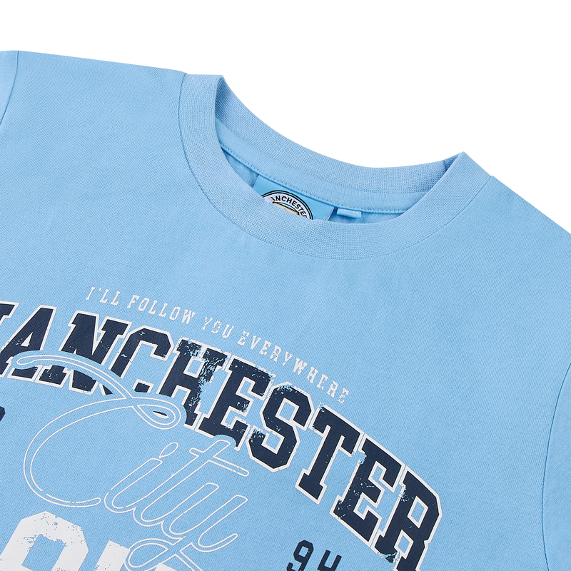 MCFC FW K VARSITY GRAPHIC TEE - blue