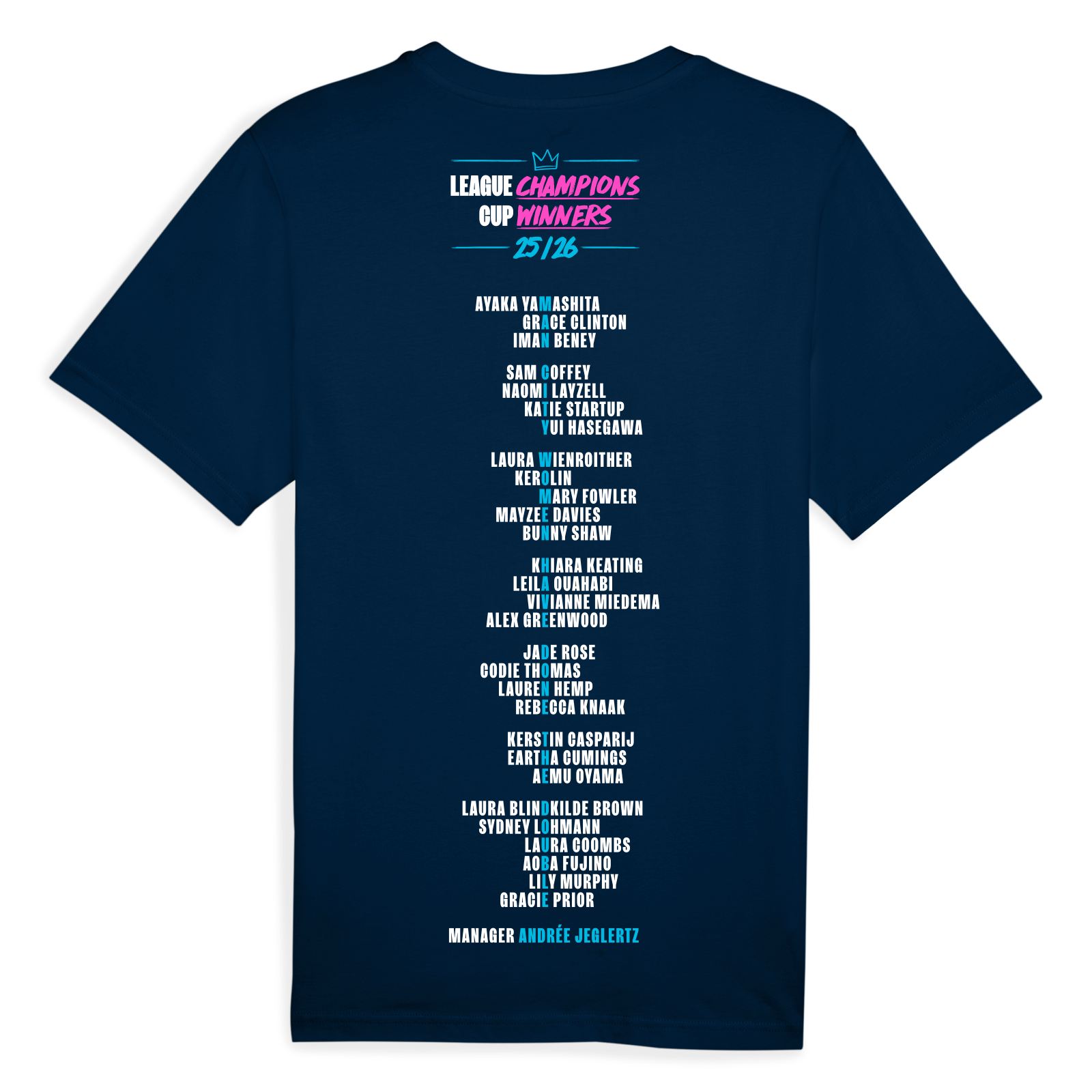 Manchester City Women's Double Winners Tee 2026/27 | Official Man